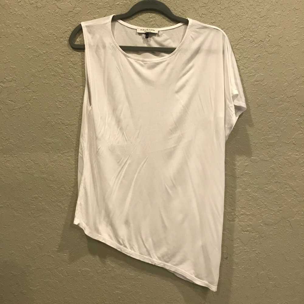 Asymmetrical Halston Heritage Top- NWOT